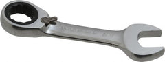 Paramount - 11/16" 12 Point Offset Combination Wrench - 15° Offset Angle, 5" OAL, Chrome Vanadium Steel, Polished Finish - Exact Tooling