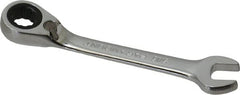 Paramount - 5/16" 12 Point Offset Combination Wrench - 15° Offset Angle, 3-1/2" OAL, Chrome Vanadium Steel, Polished Finish - Exact Tooling