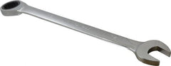 Paramount - 34mm 12 Point Combination Wrench - 15° Head Angle, 18-7/64" OAL, Chrome Vanadium Steel, Polished Finish - Exact Tooling
