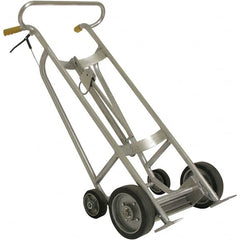 Wesco Industrial Products - 1,000 Lb Load Capacity, 30 & 55 Gal Pail Tipper - 25-7/8" Wide x 60" High, 4 Aluminum Wheels - Exact Tooling