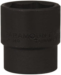 Paramount - 1/2" Drive 30mm Standard Impact Socket - 6 Points, 2" OAL - Exact Tooling