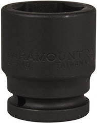 Paramount - 3/4" Drive 33mm Standard Impact Socket - 6 Points, 2-1/4" OAL - Exact Tooling