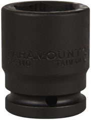 Paramount - 3/4" Drive 31mm Standard Impact Socket - 6 Points, 2-1/4" OAL - Exact Tooling