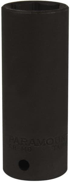 Paramount - 1/2" Drive 7/8" Deep Impact Socket - 6 Points, 3-1/2" OAL - Exact Tooling