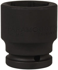 Paramount - 3/4" Drive 35mm Standard Impact Socket - 6 Points, 2-1/4" OAL - Exact Tooling