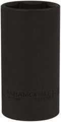 Paramount - 1/2" Drive 1-1/4" Deep Impact Socket - 6 Points, 3-1/2" OAL - Exact Tooling