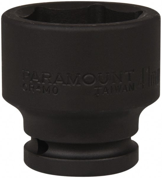 Paramount - 3/4" Drive 41mm Standard Impact Socket - 6 Points, 2-9/32" OAL - Exact Tooling