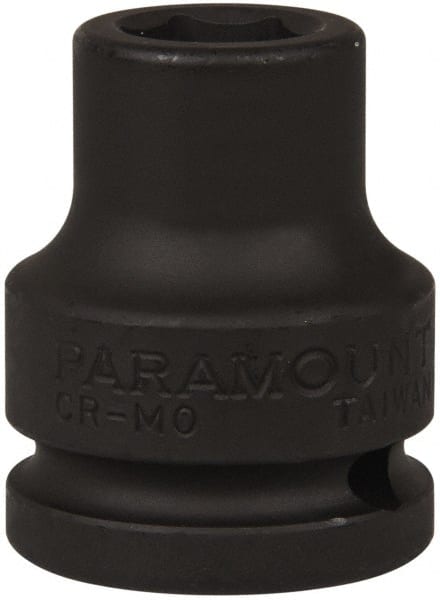 Paramount - 3/4" Drive 5/8" Standard Impact Socket - 6 Points, 2" OAL - Exact Tooling