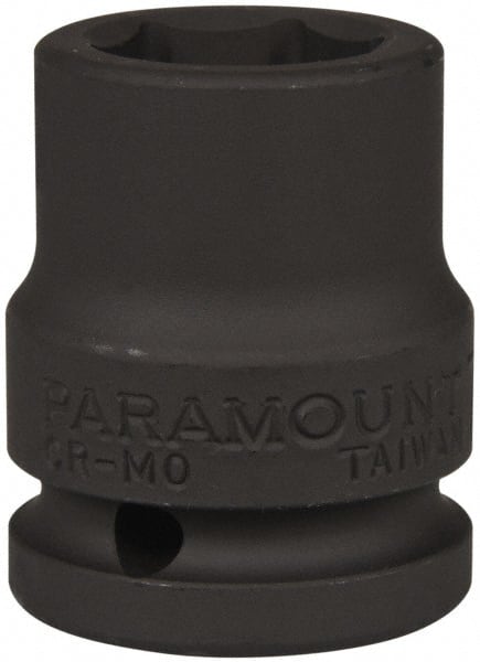 Paramount - 3/4" Drive 7/8" Standard Impact Socket - 6 Points, 2" OAL - Exact Tooling