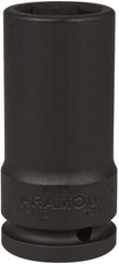 Paramount - 3/4" Drive 26mm Deep Impact Socket - 6 Points, 3-35/64" OAL - Exact Tooling