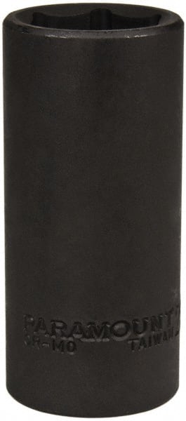 Paramount - 1/2" Drive 25mm Deep Impact Socket - 6 Points, 3-1/2" OAL - Exact Tooling