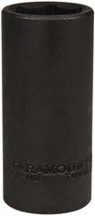 Paramount - 1/2" Drive 25mm Deep Impact Socket - 6 Points, 3-1/2" OAL - Exact Tooling