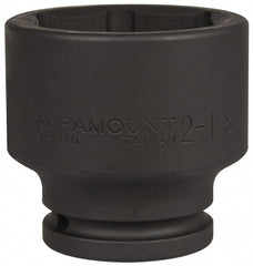 Paramount - 3/4" Drive 2-1/8" Standard Impact Socket - 6 Points, 2-51/64" OAL - Exact Tooling