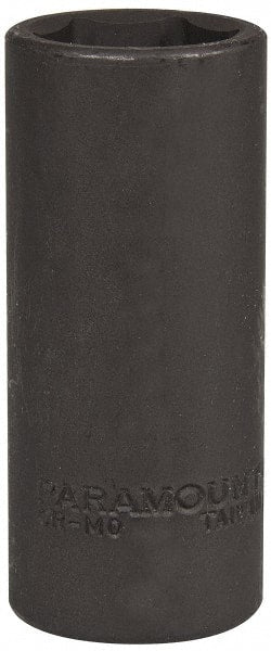Paramount - 1/2" Drive 23mm Deep Impact Socket - 6 Points, 3-1/2" OAL - Exact Tooling