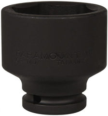 Paramount - 3/4" Drive 2" Standard Impact Socket - 6 Points, 2-11/16" OAL - Exact Tooling