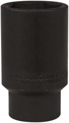 Paramount - 1/2" Drive 35mm Deep Impact Socket - 6 Points, 3-1/2" OAL - Exact Tooling