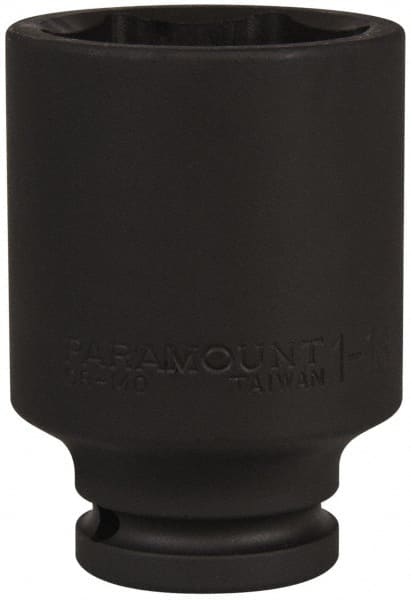 Paramount - 3/4" Drive 1-13/16" Deep Impact Socket - 6 Points, 3-35/64" OAL - Exact Tooling