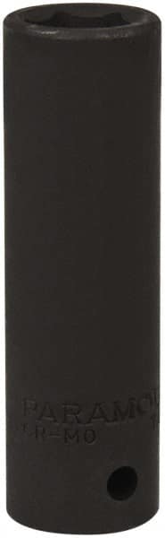 Paramount - 1/2" Drive 15mm Deep Impact Socket - 6 Points, 3-5/64" OAL - Exact Tooling