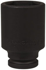 Paramount - 3/4" Drive 1-11/16" Deep Impact Socket - 6 Points, 3-35/64" OAL - Exact Tooling