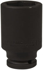 Paramount - 3/4" Drive 1-9/16" Deep Impact Socket - 6 Points, 3-35/64" OAL - Exact Tooling