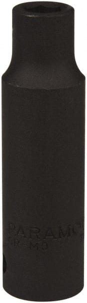 Paramount - 1/2" Drive 9mm Deep Impact Socket - 6 Points, 3-5/64" OAL - Exact Tooling