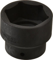 Paramount - 1/2" Drive 46mm Standard Impact Socket - 6 Points, 2-7/16" OAL - Exact Tooling
