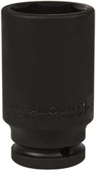 Paramount - 3/4" Drive 1-7/16" Deep Impact Socket - 6 Points, 3-35/64" OAL - Exact Tooling