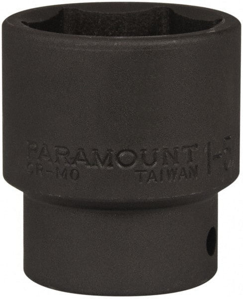 Paramount - 1/2" Drive 1-5/16" Standard Impact Socket - 6 Points, 2" OAL - Exact Tooling
