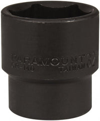 Paramount - 1/2" Drive 32mm Standard Impact Socket - 6 Points, 2" OAL - Exact Tooling