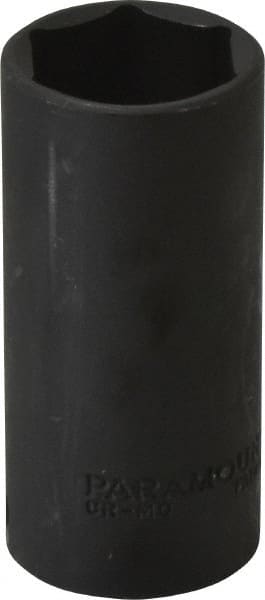 Paramount - 3/8" Drive 7/8" Deep Impact Socket - 6 Points, 2-3/4" OAL - Exact Tooling