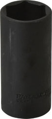 Paramount - 3/8" Drive 7/8" Deep Impact Socket - 6 Points, 2-3/4" OAL - Exact Tooling