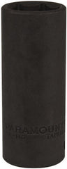 Paramount - 1/2" Drive 22mm Deep Impact Socket - 6 Points, 3-1/2" OAL - Exact Tooling