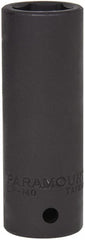 Paramount - 1/2" Drive 18mm Deep Impact Socket - 6 Points, 3-5/64" OAL - Exact Tooling