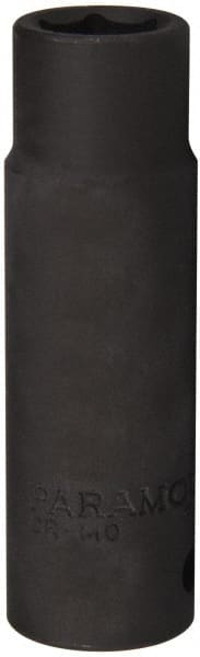 Paramount - 1/2" Drive 12mm Deep Impact Socket - 6 Points, 3-5/64" OAL - Exact Tooling