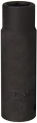 Paramount - 1/2" Drive 12mm Deep Impact Socket - 6 Points, 3-5/64" OAL - Exact Tooling