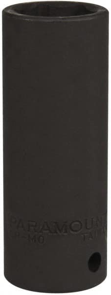 Paramount - 1/2" Drive 20mm Deep Impact Socket - 6 Points, 3-5/64" OAL - Exact Tooling