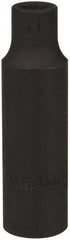 Paramount - 1/2" Drive 8mm Deep Impact Socket - 6 Points, 3-5/64" OAL - Exact Tooling