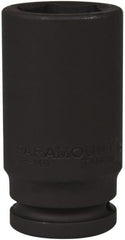 Paramount - 3/4" Drive 1-1/4" Deep Impact Socket - 6 Points, 3-35/64" OAL - Exact Tooling