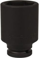 Paramount - 3/4" Drive 1-3/4" Deep Impact Socket - 6 Points, 3-35/64" OAL - Exact Tooling