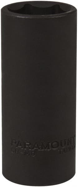 Paramount - 1/2" Drive 24mm Deep Impact Socket - 6 Points, 3-1/2" OAL - Exact Tooling