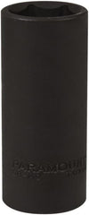 Paramount - 1/2" Drive 24mm Deep Impact Socket - 6 Points, 3-1/2" OAL - Exact Tooling