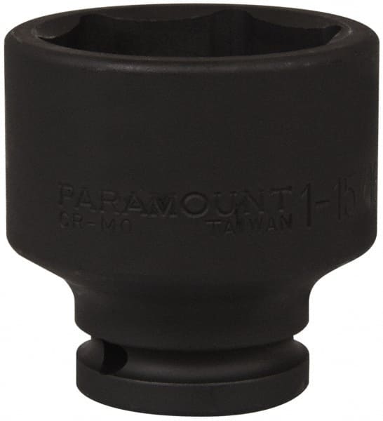 Paramount - 3/4" Drive 1-15/16" Standard Impact Socket - 6 Points, 2-11/16" OAL - Exact Tooling