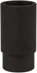 Paramount - 1/2" Drive 30mm Deep Impact Socket - 6 Points, 3-1/2" OAL - Exact Tooling