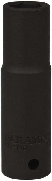 Paramount - 1/2" Drive 9/16" Deep Impact Socket - 6 Points, 3-5/16" OAL - Exact Tooling