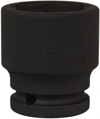 Paramount - 3/4" Drive 1-7/16" Standard Impact Socket - 6 Points, 2-1/4" OAL - Exact Tooling