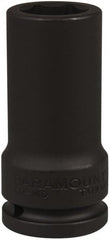 Paramount - 3/4" Drive 24mm Deep Impact Socket - 6 Points, 3-35/64" OAL - Exact Tooling
