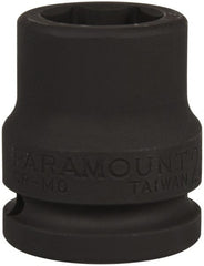 Paramount - 3/4" Drive 23mm Standard Impact Socket - 6 Points, 2" OAL - Exact Tooling