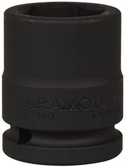Paramount - 3/4" Drive 1-1/16" Standard Impact Socket - 6 Points, 2-3/32" OAL - Exact Tooling