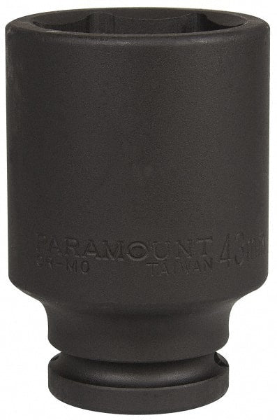 Paramount - 3/4" Drive 43mm Deep Impact Socket - 6 Points, 3-35/64" OAL - Exact Tooling
