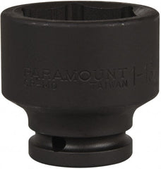 Paramount - 3/4" Drive 1-13/16" Standard Impact Socket - 6 Points, 2-7/16" OAL - Exact Tooling